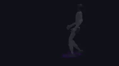 The robot's onboard elevation map on stairs